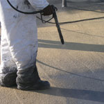 New Orleans protective roof coatings over foam