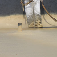 seamless, protective New Orleans foam roofing
